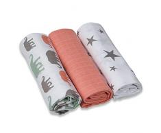 Grünspecht 1501-V3 Lot de 6 serviettes de toilette 30 x 30 cm