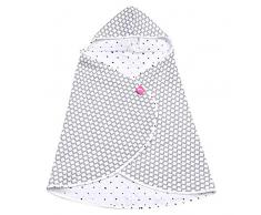 Serviette de Bain pour bébé Öko-Tex Standard 100 - en Mousseline de Coton - 65 x 130 cm - Gris Classics