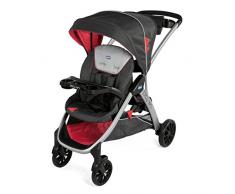 Chicco - Poussette Double StrollIn2 - Enfants dâges Rapprochés, avec 2 sièges - Lava