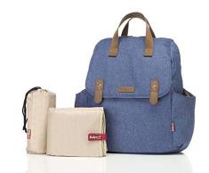 Babymel Robyn Convertible Sac à Dos à Langer Mid-Blue