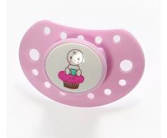 Cupcake Babies Tétine Simple 6 mois Rose
