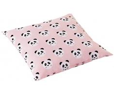 Funny Baby Pandy Rose Coussin pour Enfants 35 x 35 cm