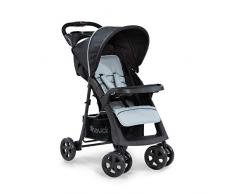 Hauck Shopper Neo II Poussette Ultra Légère - 7,9 kg jusquà 25 kg avec Position Couchée de 0 Mois, Deux Porte-Gobelet, Pliable dune Main, Grand Panier - Noir Gris