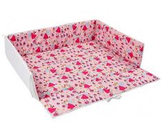 Ideenreich 2547 Ballerina Tapis de parc Rose 100 x 100 cm