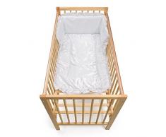 Junior Joy Lit Bébé Avec Couette et bord de lit (Blanc)