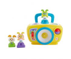 Fisher-Price la Boombox de Bebo Robot Interactif, Jouet Sons et Lumières, Stimule les Sens de Bébé en Musique, 6 Mois et Plus, FJB67