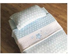 Duffi Baby 0670-12 Parure de lit en polyester Motif éléphant