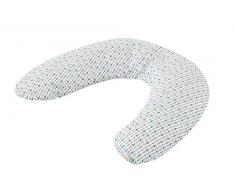 Träumeland T041027 Coussin de rangement latéral pour nuque Motif Geo mix Multicolore