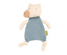 sigikid, Fille et Garçon, Doudou Chiffon, Ours Polaire Green, Bleu, 39107