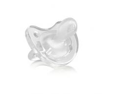 Chicco Physio Soft Sucette en Silicone Transparent 0-6 Mois