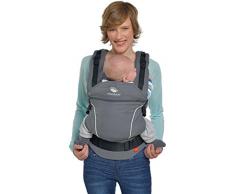 manduca First Baby Carrier > < Porte Bebe Physiologique, Coton Biologique extra Souple, 3 Positions, convient à la Maison et la Randonnée, pour les Enfants de 3,5 à 20 kg (PureCotton, Skyblue (bleu clair))