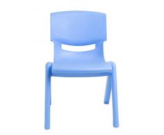 Bieco Chaise Bleu 53 x 33 x 28 cm