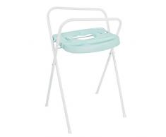 Bébé-jou Click – Support Baignoire de 103 cm avec porte-serviettes Vert menthe