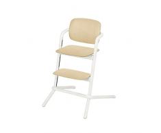 CYBEX Gold Système dAssise LEMO, Chaise Évolutive, 3-99 Ans, Utilisable dès la Naissance avec Accessoires Complémentaires, 95 kg max., Bois/Aluminium, Porcelaine White