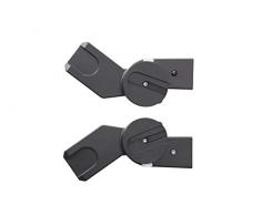 CYBEX Gold Adaptateurs pour Nacelle Cot M, Pour les Poussettes et Nacelles CYBEX de la Gamme M, Noir