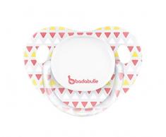 BADABULLE Sucettes physio 0-6 mois Girl Drawing Lines x 2