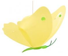 R&M Coudert Lampe de Plafond Suspension Chambre Enfant Papillon Jaune et Anis