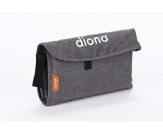 diono 40324-GL-01 Change n Go Matelas à langer rembourré avec poches de rangement Noir 260 g