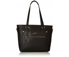 jujube Everyday Sac à langer en cuir vegan Noir