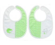 Baby Love - Set de 2 Bavoirs Tricot - Vert - TU