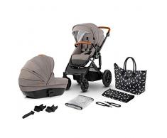 Kinderkraft Poussette Duo PRIME 2020, 2 en 1, Poussette Canne, Landau Bébé, Beige