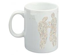 Feel Good Art Mug en céramique Design Golf Typographie moderne couple (Tons neutres)