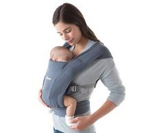 Ergobaby Embrace Porte Bebe Nouveau-ne Physiologique et Ergonomique Extremement Doux (Oxford Blue)