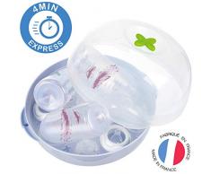 Tigex Stérilisateur Biberons pour Micro-ondes, Stérilise en 4 Minutes