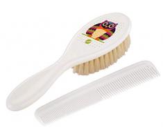 Rotho Babydesign Oops StyLe! Kamm und Bürste, Ab 0 Monate, StyLe!, Weiß, 200590001BJ