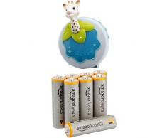 Vulli Jouets - A1402555 - Jouet De Premier Age - Veilleuse Sophie La Girafe + piles AA AmazonBasics