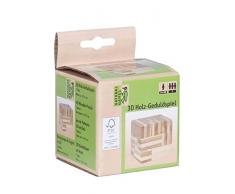 VEDES 61421076 Natural Games Jouet en bois 3D Kreu Blanc