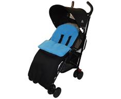 Chancelière/Cosy orteils Compatible avec Buggy Poussette Poussette Landau Turquoise