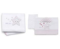 Italbaby Lot de 4 chaises longues Couverture polaire Little Starrosa - 600 g