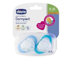 Chicco 74823210000 Physio Compact Sucette en Caoutchouc 6-12 Mois