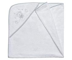Pekebaby Cœur Couche de bain pour bébé Blanc 100 x 100 cm