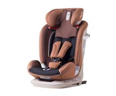 KIWY Siège Auto ALIA Isofix, Groupes 1/2/3 (9-36 kg), De 9 Mois à 12 Ans Environ, Color Moka