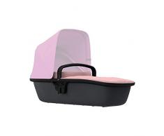 Quinny Lux 1505627000, Nacelle Bébé Ultra Légère pour Zapp Flex Plus, Zapp Flex et Zapp Xpress, Utilisable dès la Naissance, Blush On Graphite