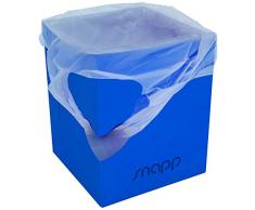 Snappy Bin The Portable Pliable Poubelle Bleu