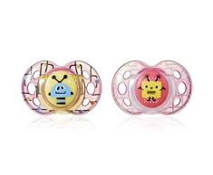 Tommee Tippee 42341472 Sucette Fun 6-18 Mois - coloris aléatoire