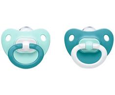 NUK Classic Fashion Set de 2 Sucettes pour Garçon Taille 3