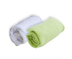 PMP Set de Alèse Polyuréthane + Drap Housse Anis 70 x 140 cm