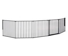 BabyDan Barrière de Sécurité Enfant Multi-Fonction Flex, Noir(Anthracite) (XXL), 90 - 350 cm