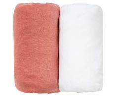 babyCalin Lot de 2 Draps Housse 60 x 120 x 15 cm