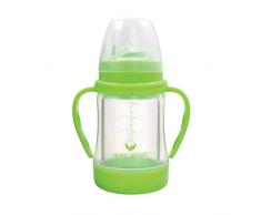 GREEN SPROUTS Tasse à boire en verre à partir de 6 mois 120 ml VERT