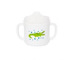 Lässig Mélamine Tasse d´Apprentissage croco vert