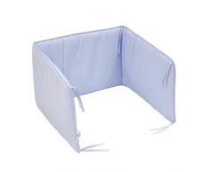 Cambrass lisse e-protector pour lit bébé, 60 x 40 cm, couleur : bleu
