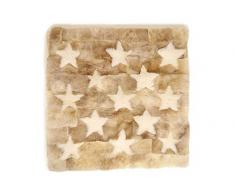 Kaiser Tapis en Peau de Mouton, Blanc Naturel Flammé Multicolore