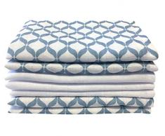 Motherhood bébé Lingettes de toilette en mousseline de coton, bébé gants – (7 pièces), 30 x 30 cm, certifié Öko-Tex Standard 100