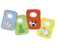 Playshoes Bavoirs encolure - Lot de 4