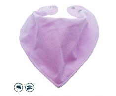 Bavoir Bandana Peach Pink (dos éponge) - Louis Le Sec
